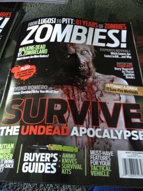 image of Zombies magazine cover, first release